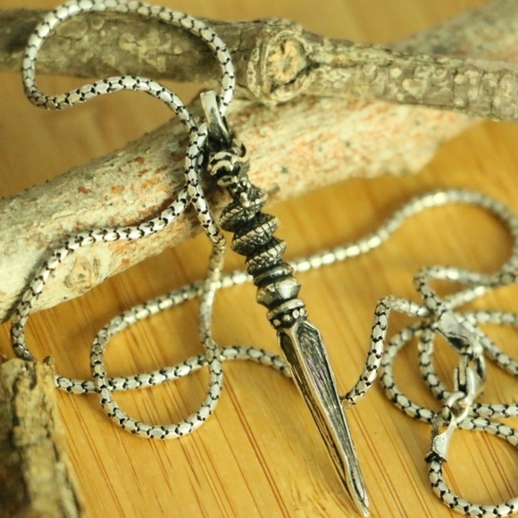 Sterling Silver Stylish Men's Necklace - Picture 8 of 8